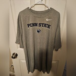 Nike Men's 4XLGray Penn State Nittany Lions Shirt. **NWOT**